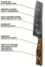 Petromax Kochmesser Kochmesser Solingen 31,5 cm Glattschliff Handabzug, Klinge 17 cm,