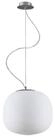 Lindby H&auml;ngeleuchte Lindby Pendelleuchte Ginevra, &Oslash; 38 cm, wei&szlig;, Glas, E27,...