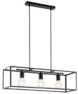 Lindby H&auml;ngeleuchte Emily, Metall, Schwarz IP20, 3 x 60 W