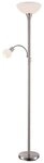 Lindby Stehlampe Elaina, Metall, Alu IP20, 1 x 15 W LED E27 + 1 x 10 W LED E14