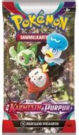 POK&Eacute;MON Sammelkarte Pok&eacute;mon Karmesin und Purpur Booster Pack Sammelkarten - 1x