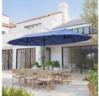 Outsunny Sonnenschirm Doppelsonnenschirm, LxB: 455x265 cm, Sonnenschirm,