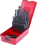 KS Tools Spiralbohrer, (25-tlg), HSS-R Satz, Kunststoffkassette, 25-teilig, 1-13 mm