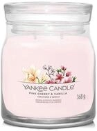 Yankee Candle Duftkerze Aromatic candle Signature glass medium Pink Cherry & Vanilla