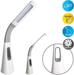 n&auml;ve Tischleuchte Ventu, Ventilatorfunktion, LED fest integriert, Kaltwei&szlig;,...