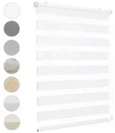 Doppelrollo Duo Rollo Klemmfix ohne Bohren f&uuml;r Fenster Rollos Jalousie Faltrollo,