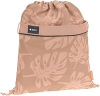 L&Auml;SSIG Turnbeutel Bold, leaves caramel, aus recyceltem Material