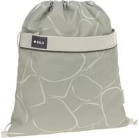 L&Auml;SSIG Turnbeutel Bold, curve sage, aus recyceltem Material