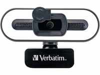 Verbatim VERBATIM Webcam mit Mikro+Licht AWC-02 Full HD 1080p Autof retail...