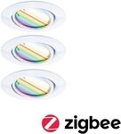 Paulmann LED Einbauleuchte Base 3x420lm 230V, LED fest integriert, Tageslichtwei&szlig;,