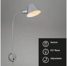 Briloner Leuchten Tischleuchte Tischlampe Extra-Warmwei&szlig; schwenkbar E27, ohne