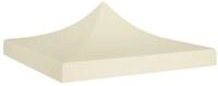 vidaXL Pavillon-Ersatzdach Partyzelt-Dach 2x2 m Creme 270 g/m&sup2;, 200 x 200 cm