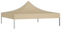 vidaXL Pavillon-Ersatzdach, Partyzelt-Dach 3x3 m Beige 270 g/m&sup2;