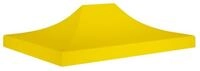 vidaXL Pavillon-Ersatzdach Partyzelt-Dach 4x3 m Gelb 270 g/m&sup2;, 405 x 275 cm