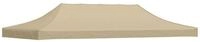vidaXL Pavillon-Ersatzdach Partyzelt-Dach 6x3 m Beige 270 g/m&sup2;, 575 x 285 cm
