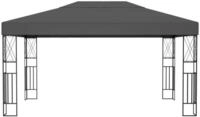 vidaXL Pavillon, Partyzelt 3&times;4 m Anthrazit Stoff