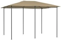 vidaXL Partyzelt Pavillon 3x4x2,6 m Taupe 160 g/m&sup2;