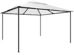 vidaXL Partyzelt Pavillon 4x4x3 m Wei&szlig; 180 g/m2 wei&szlig;