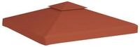 vidaXL Pavillon-Ersatzdach, Pavillon-Dachplane mit Kaminabzug 310 g/m&sup2; 3x3 m