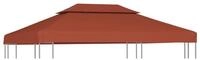 vidaXL Pavillon-Ersatzdach Pavillon-Dachplane mit Kaminabzug 310 g/m&sup2; 4x3 m