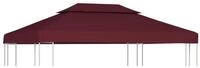 vidaXL Pavillon-Ersatzdach Pavillon-Dach mit L&uuml;ftungsdach 310 g/m&sup2; 4x3 m