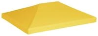 vidaXL Pavillon-Ersatzdach Pavillondach 270 g/m&sup2; 4x3 m Gelb, 400 x 300 cm