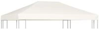 vidaXL Pavillon-Ersatzdach Pavillondach 310 g/m&sup2; 4x3 m Cremewei&szlig;, 400 x 300 cm
