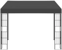 vidaXL Pavillon, Wand-Pavillon 3x3 m Anthrazit Stoff