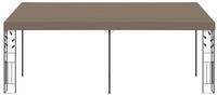 vidaXL Pavillon, Wand-Pavillon 6x3x2,5 m Taupe