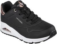 Sneaker SKECHERS "UNO GOLDEN AIR", Damen, Gr. 35, schwarz-wei&szlig; (schwarz, wei&szlig;),