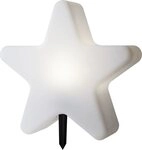 STAR TRADING LED Dekolicht LED-Deko-Stern "Gardenlight", wei&szlig;, 50x48cm,outd.