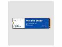 Western Digital WD Blue SN580 500GB NVMe 2280 4000MB/s M.2 interne SSD (500GB)