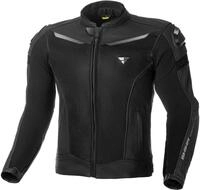 SHIMA Motorradjacke Piston Motorrad Leder- / Textiljacke R&uuml;ckenprotektor enthalten