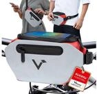 Valkental Lenkertasche Fahrradtasche vorne f&uuml;r Lenker, wasserdicht & reflektierend,