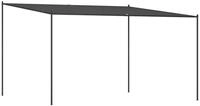 vidaXL Pavillon, Partyzelt Anthrazit 4x4 m 180 g/m&sup2; Stoff und Stahl
