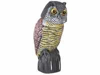 Relaxdays Scarecrow owl with rattling head