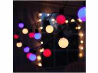 Star Trading LED Party Lichterkette - 20 bunte LED - L: 5,7m - grünes Kabel -...