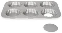 patisse Quicheform 03569, Silver Top Mini Backform, mit losen B&ouml;den aus Stahl...