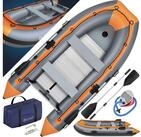 KESSER Schlauchboot aufblasbares Paddelboot f&uuml;r 4 Personen, motorisierbar,...