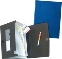 Herlitz F&auml;chermappe F&auml;chermappe A4 PP 12 F&auml;cher farbig sortiert