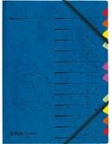 Herlitz F&auml;chermappe herlitz 5001128 Ordnungsmappe, DIN A4, Karton, 12 F&auml;cher,...