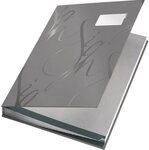 LEITZ Organisationsmappe Unterschriftsmappe Design 18 F&auml;cher grau