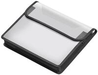 VELOFLEX Aktenordner VELOFLEX Sammelbox Velobag quer matt transparent DIN A5