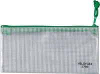 VELOFLEX Dokumententasche Rei&szlig;verschlusstasche A6 PVC, 350my, gewebeverst&auml;rkt