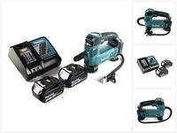 Makita Akku-Handkompressor DMP 180 RM Akku Kompressor 18 V 8,3 bar + 2x Akku 4,0 Ah +