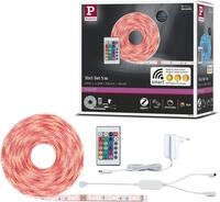 Paulmann LED-Streifen SimpLED Stripe Set 5m 230/12V DC Wei&szlig; Metall Kunststoff,