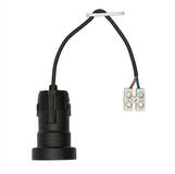 Bachmann LED Taschenlampe Baustellenfassung E27, H03VV-F 2x0,75mm, Schraubklemme,