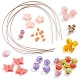 DJECO Kreativset Schmuck basteln Wertvolle Juwelen Basteln Kinder Bastelset
