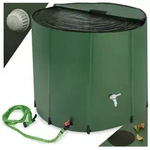 tectake Regentonne, 750 l, mit Hahn und &Uuml;berlaufschutz gr&uuml;n 750 l | 98,00 cm x
