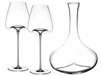 ZIEHER Glas Vision Intense + Pebble Weingläser + Dekanter, Glas